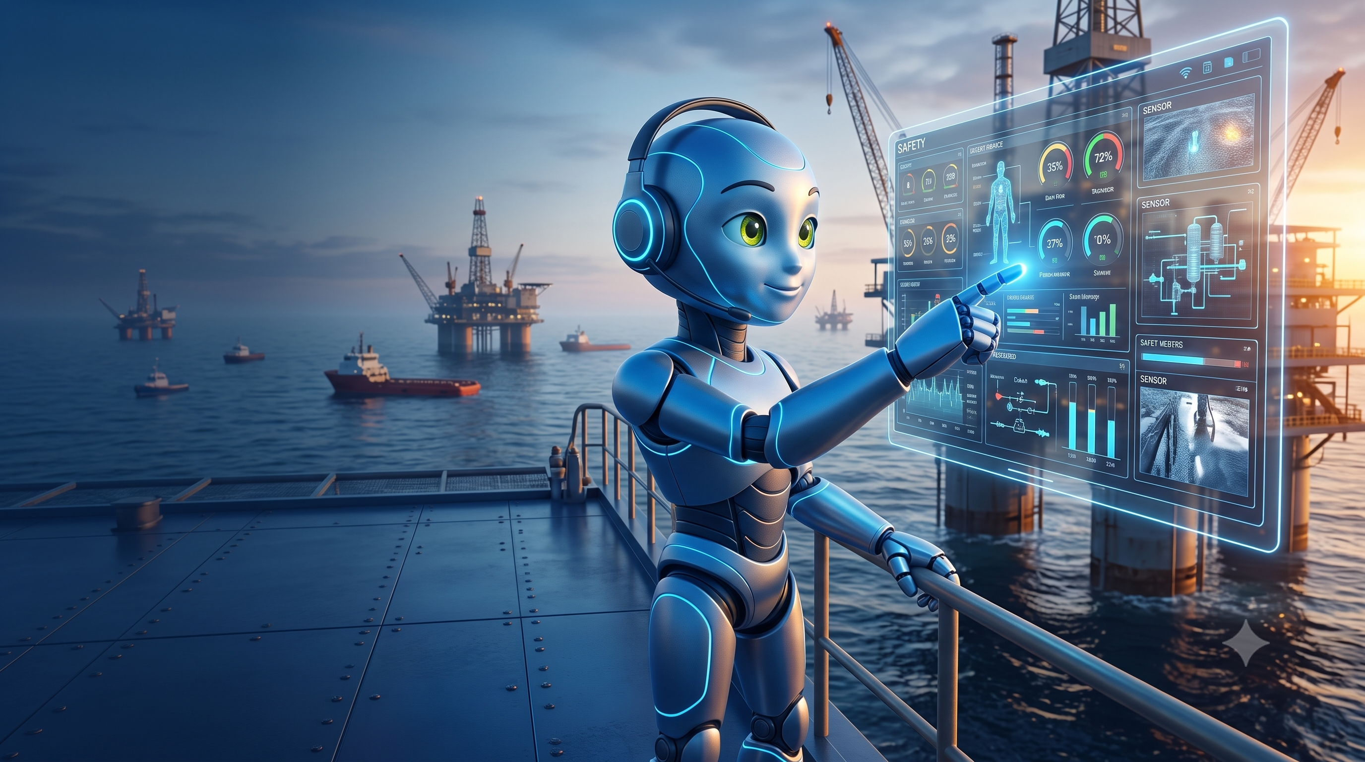 Intelligent AI Deployment on Offshore Rigs: Enhancing Safety and Decision-Making at Sea